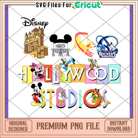 Disney Hollywood Studios PNG Design for Crafts