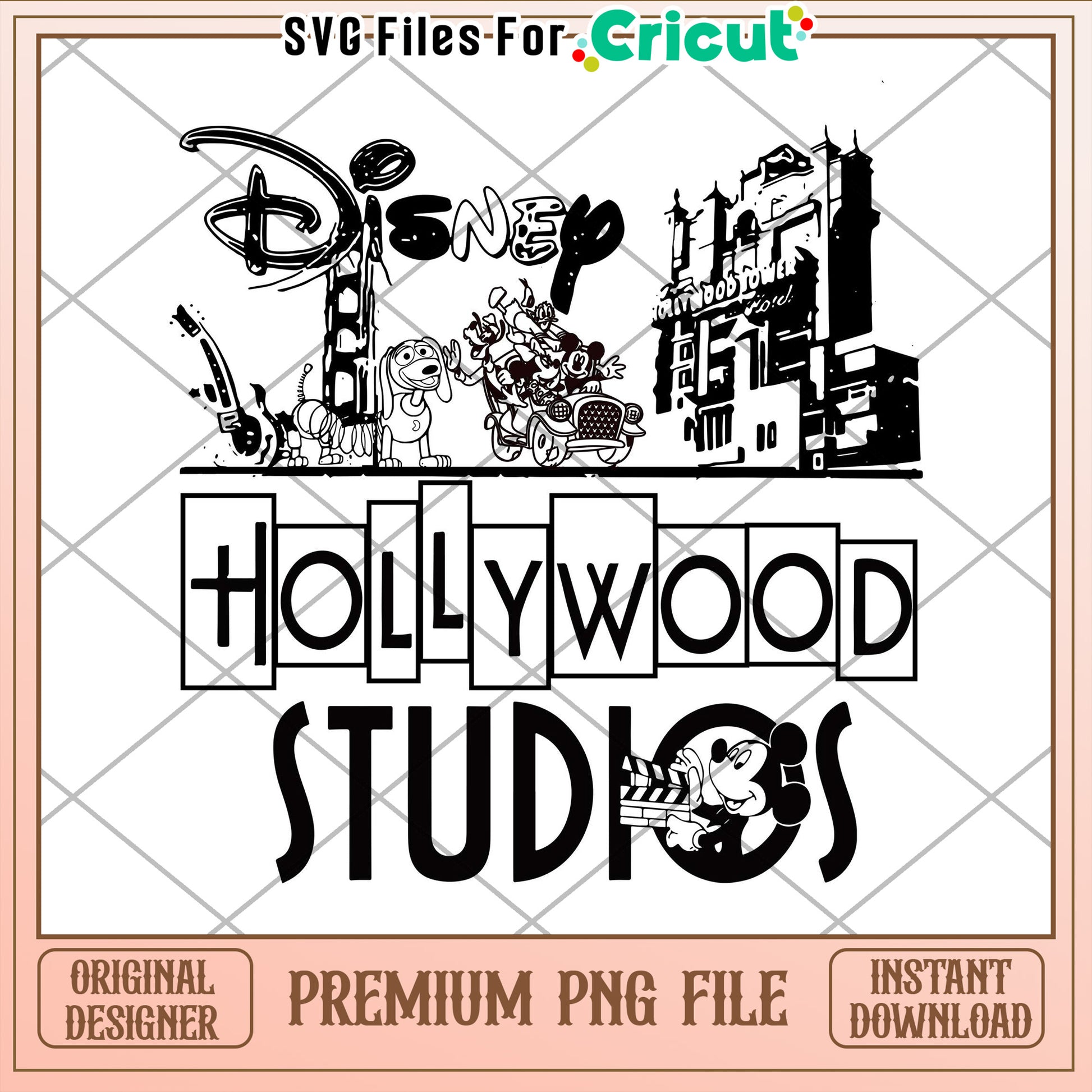 Disney Hollywood Studios PNG Design for Cricut Projects Download
