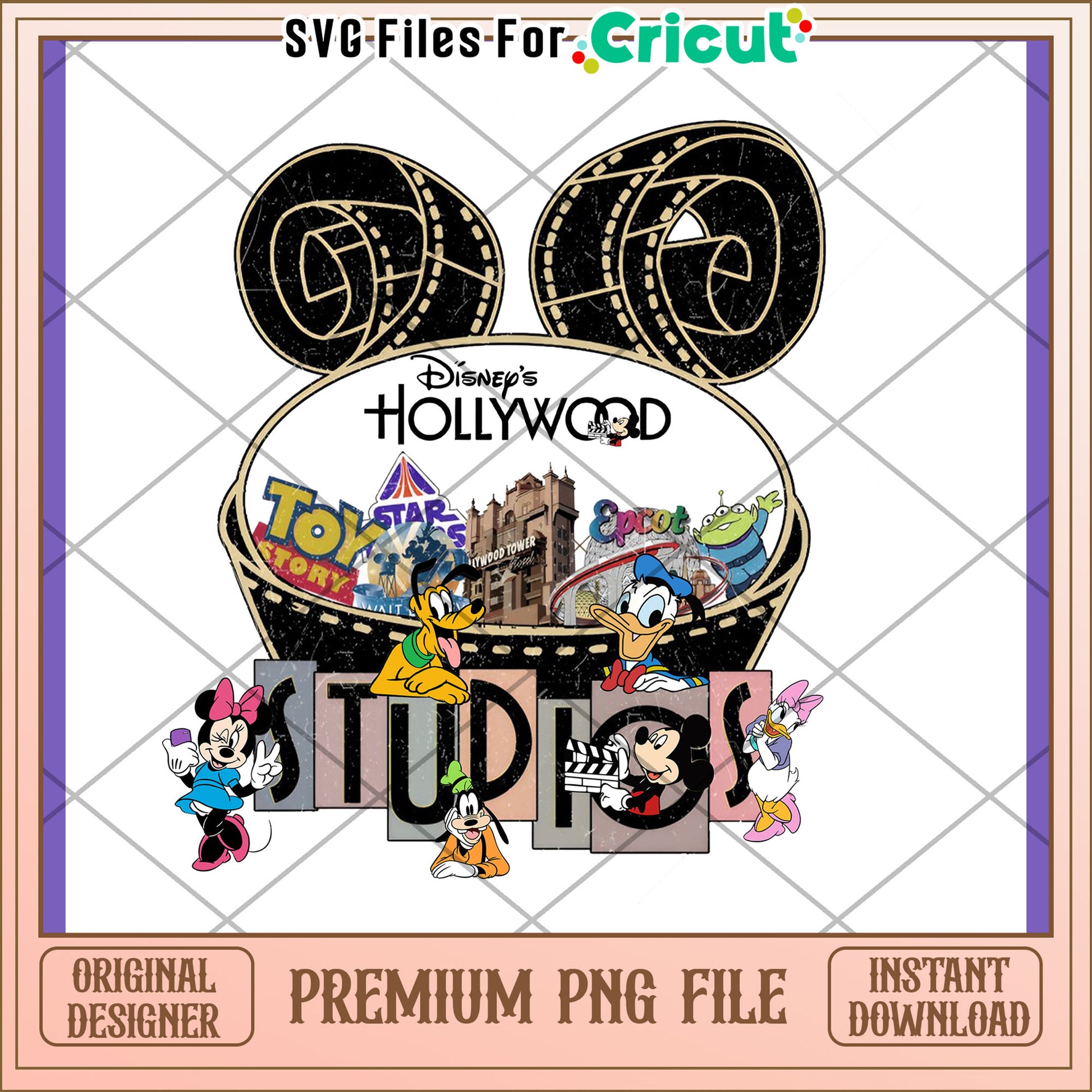 Disney Hollywood Studios PNG Design for Fans