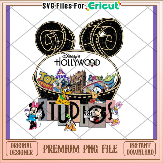 Disney Hollywood Studios PNG Design for Fans