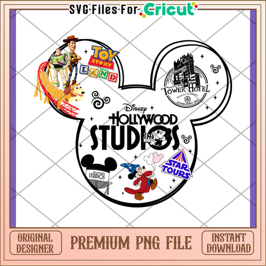 Disney Hollywood Studios PNG Download
