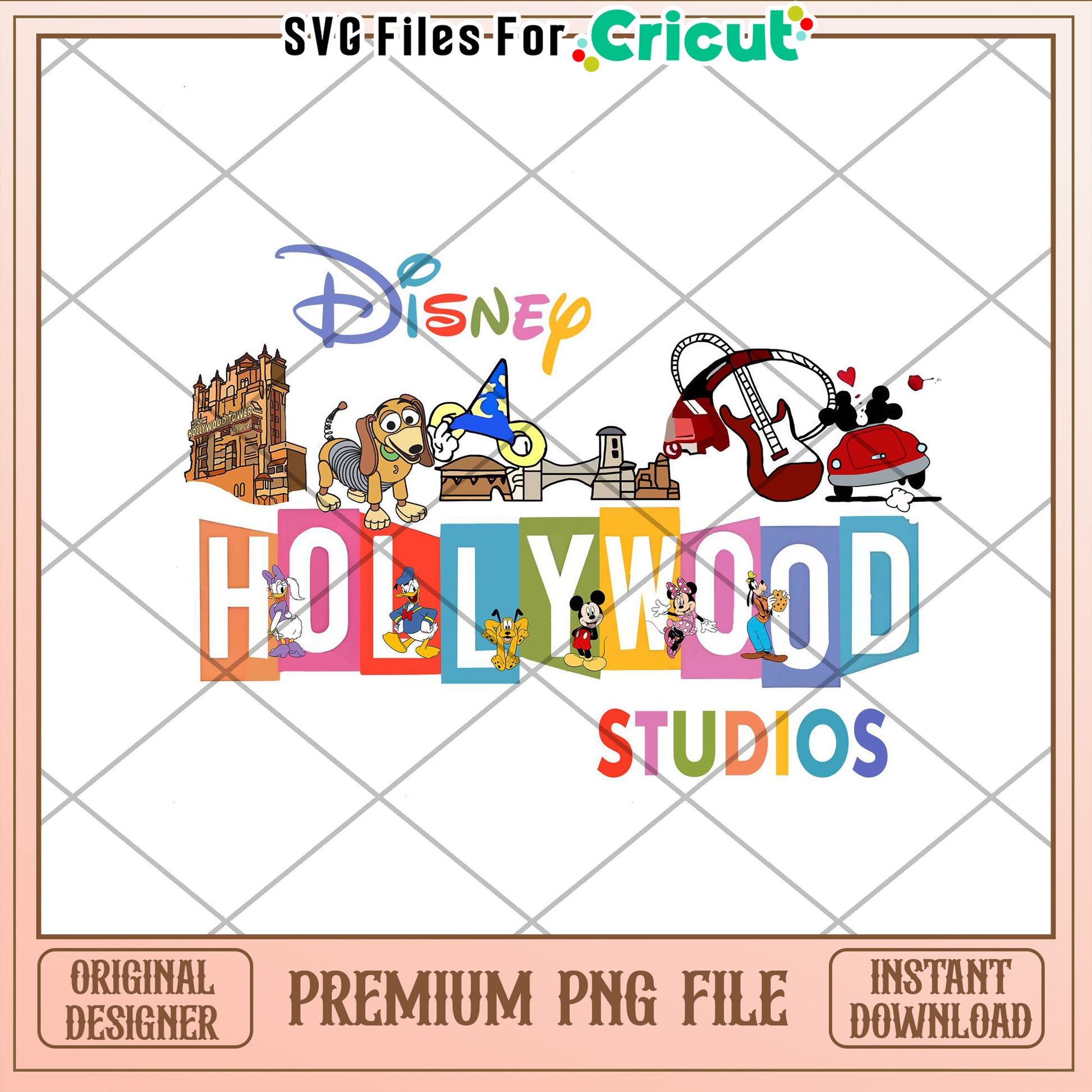 Disney Hollywood Studios PNG File for Cricut Projects Download