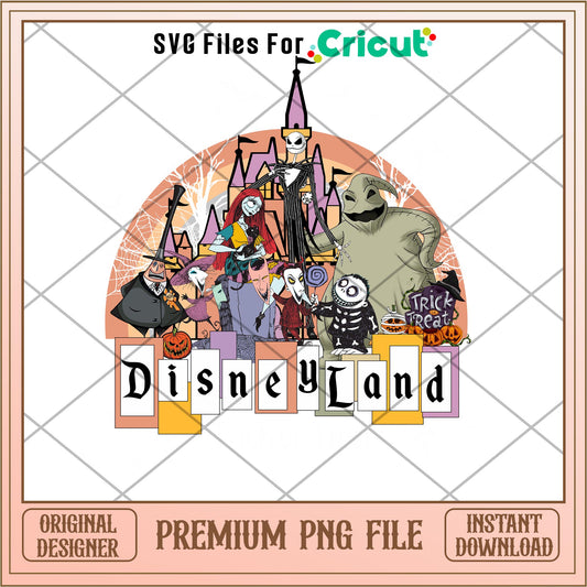 DisneyLand Nightmare Before Christmas png, Nightmare before christmas png, digital download