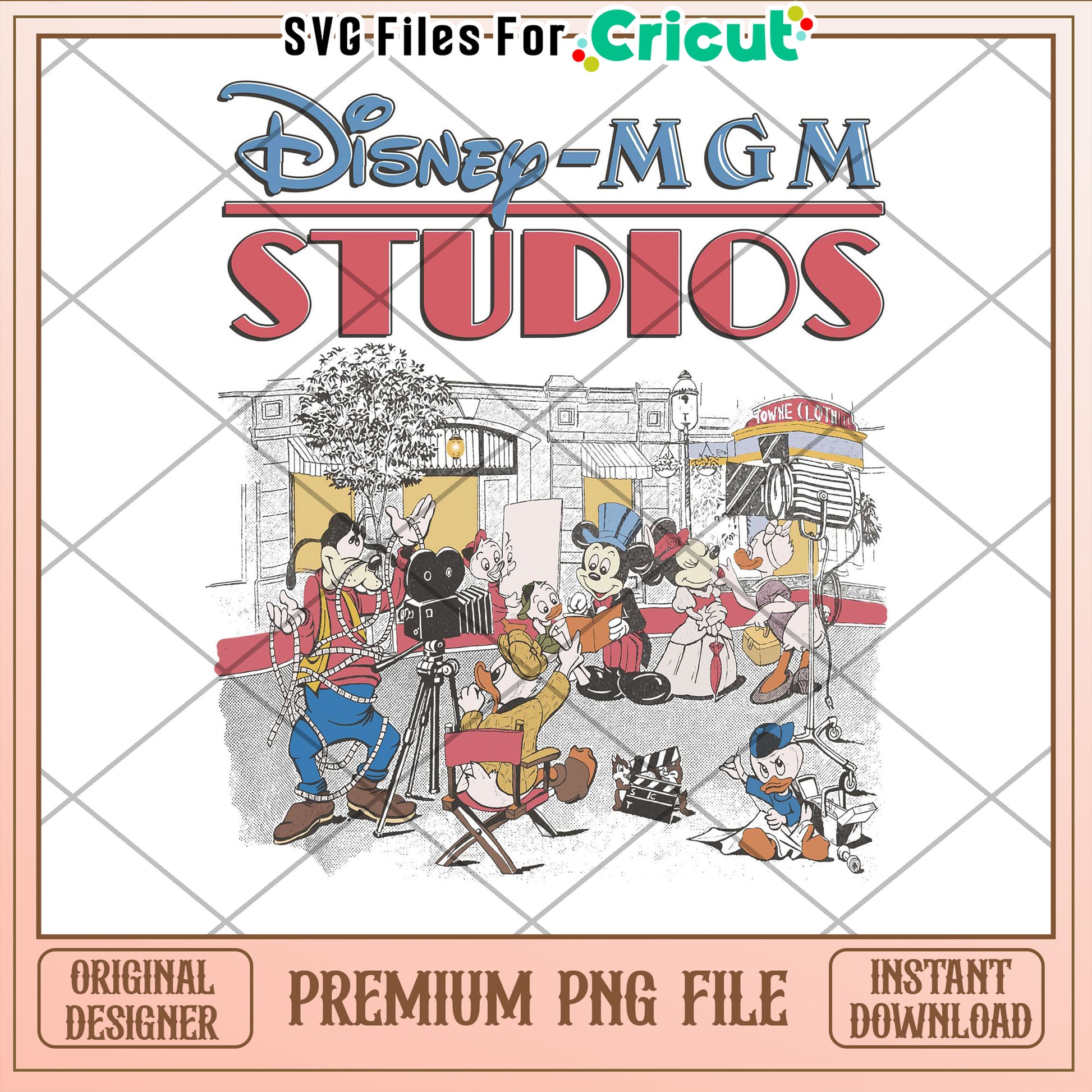 Disney MGM Studios PNG Cricut File