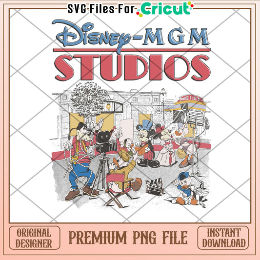 Disney MGM Studios PNG Cricut File