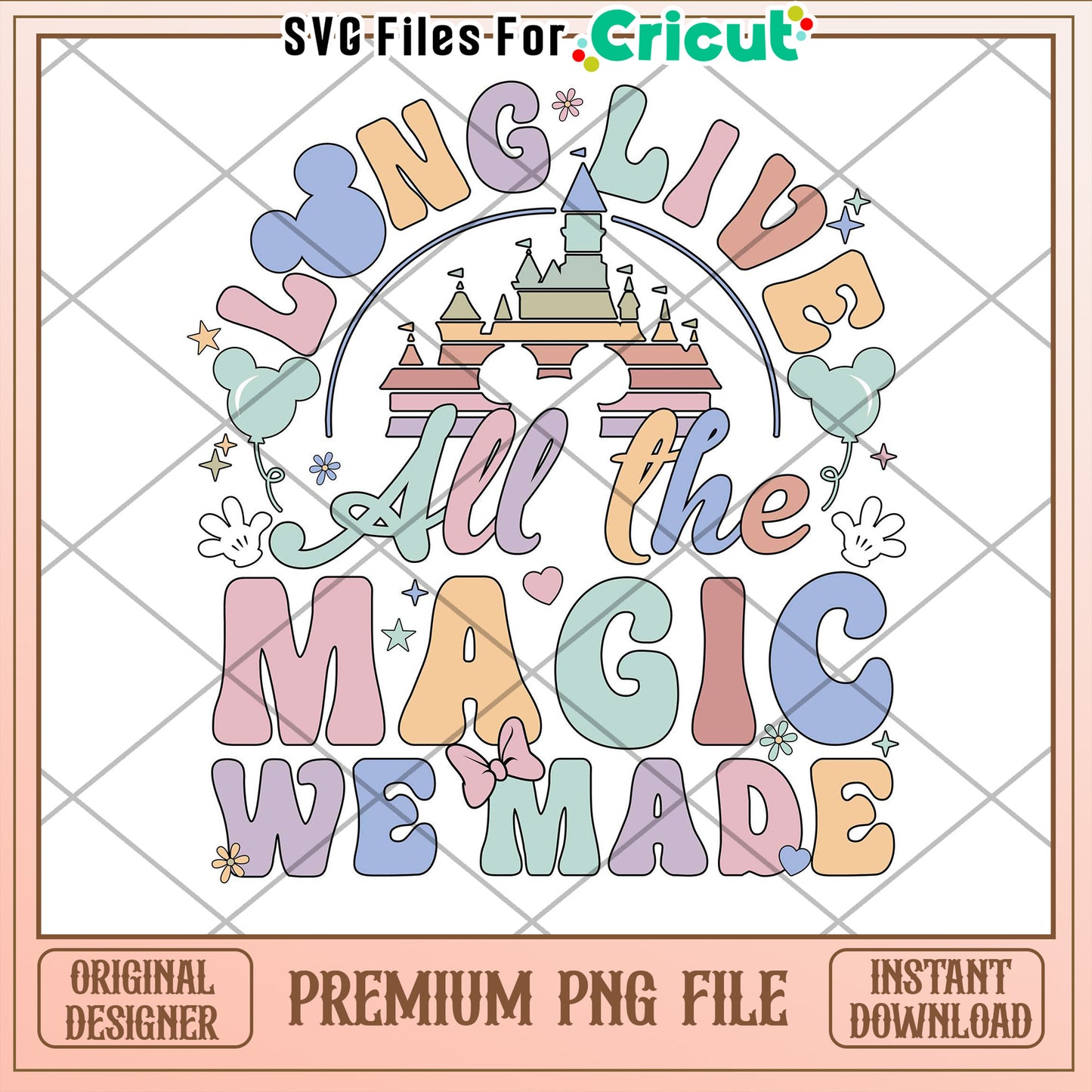 Disney Magic PNG File Instant Download