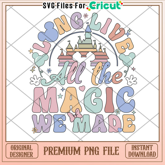 Disney Magic PNG File Instant Download