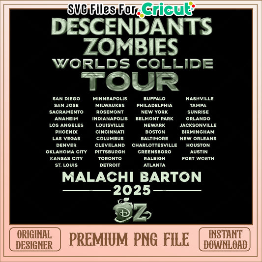 Disney Malachi Barton descendants zombies back png, teen disney star png