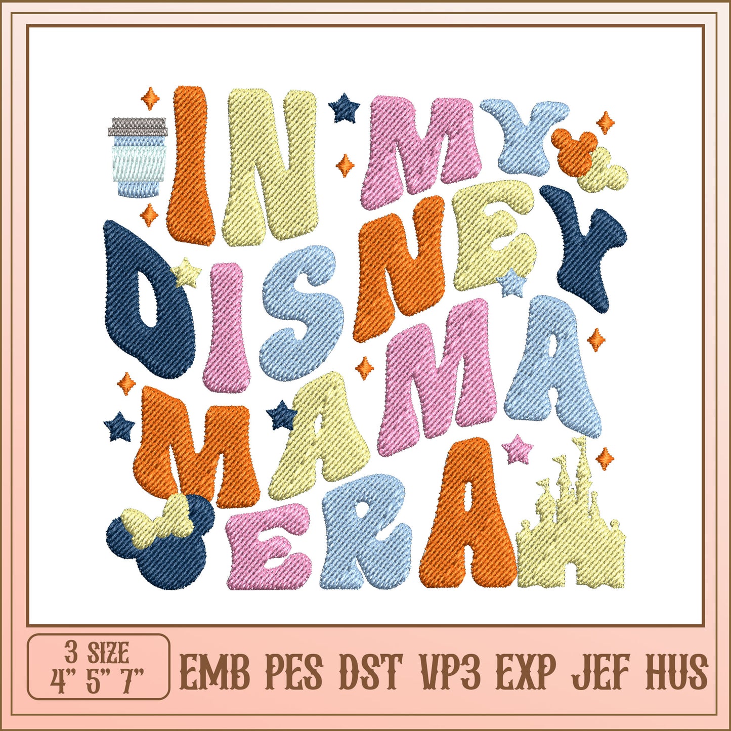 Disney Mama Embroidery Design