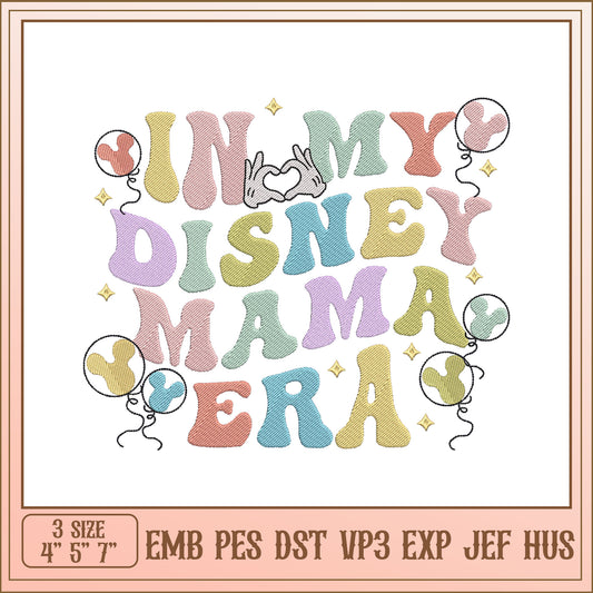 Disney Mama Era Embroidery Design