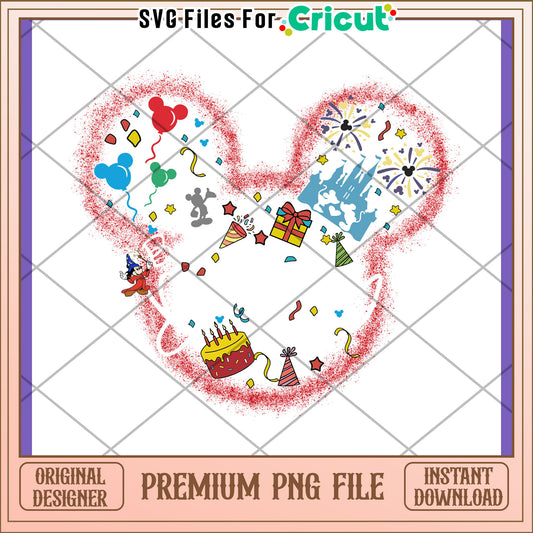 Disney Mickey Mouse PNG Birthday Party