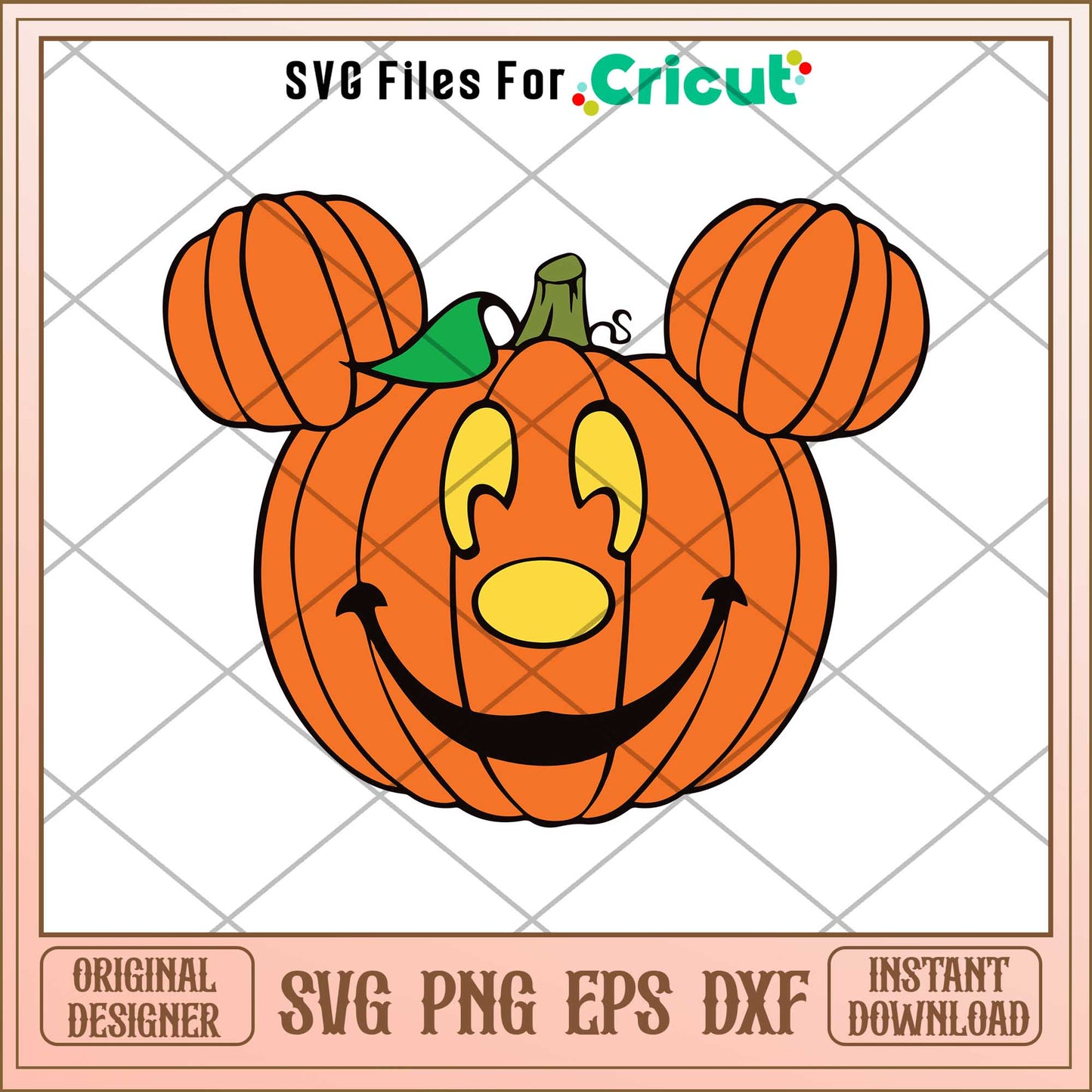 Disney Mickey Mouse Pumpkin Head svg, Disney characters svg, Digital Download