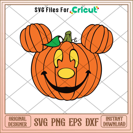 Disney Mickey Mouse Pumpkin Head svg, Disney characters svg, Digital Download