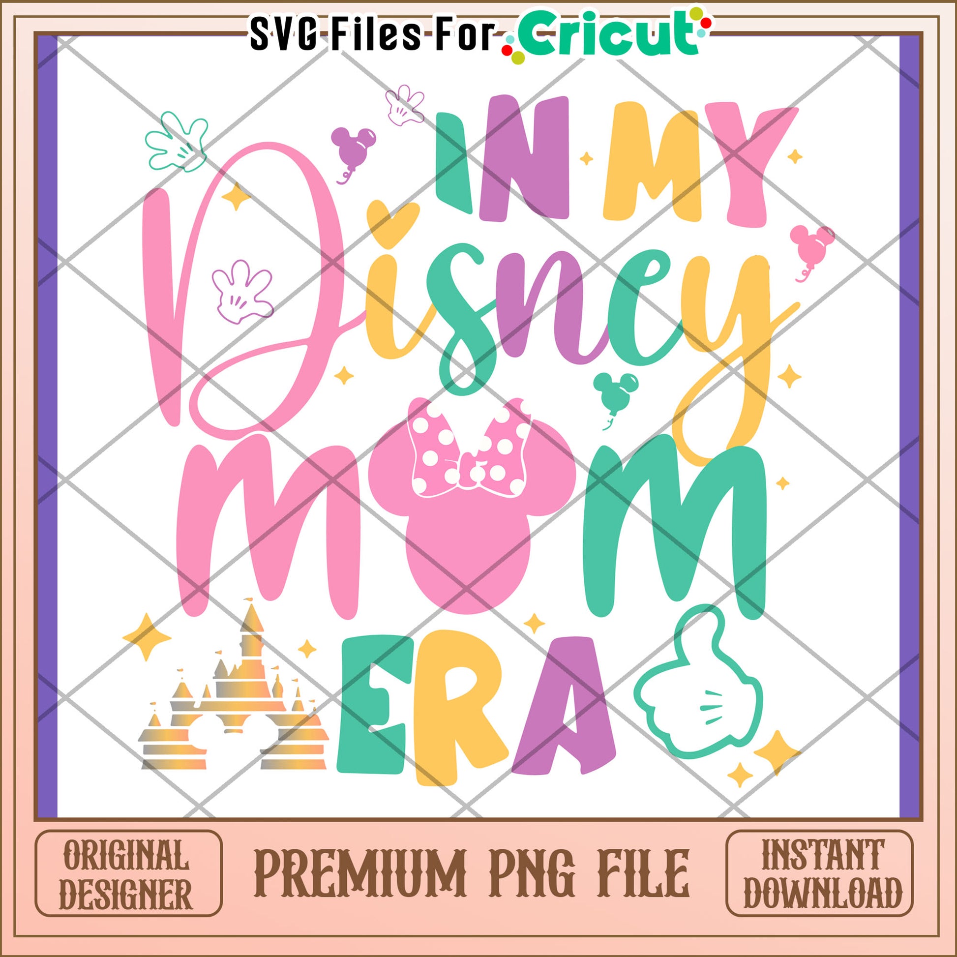 Disney Mom Era PNG Design Download