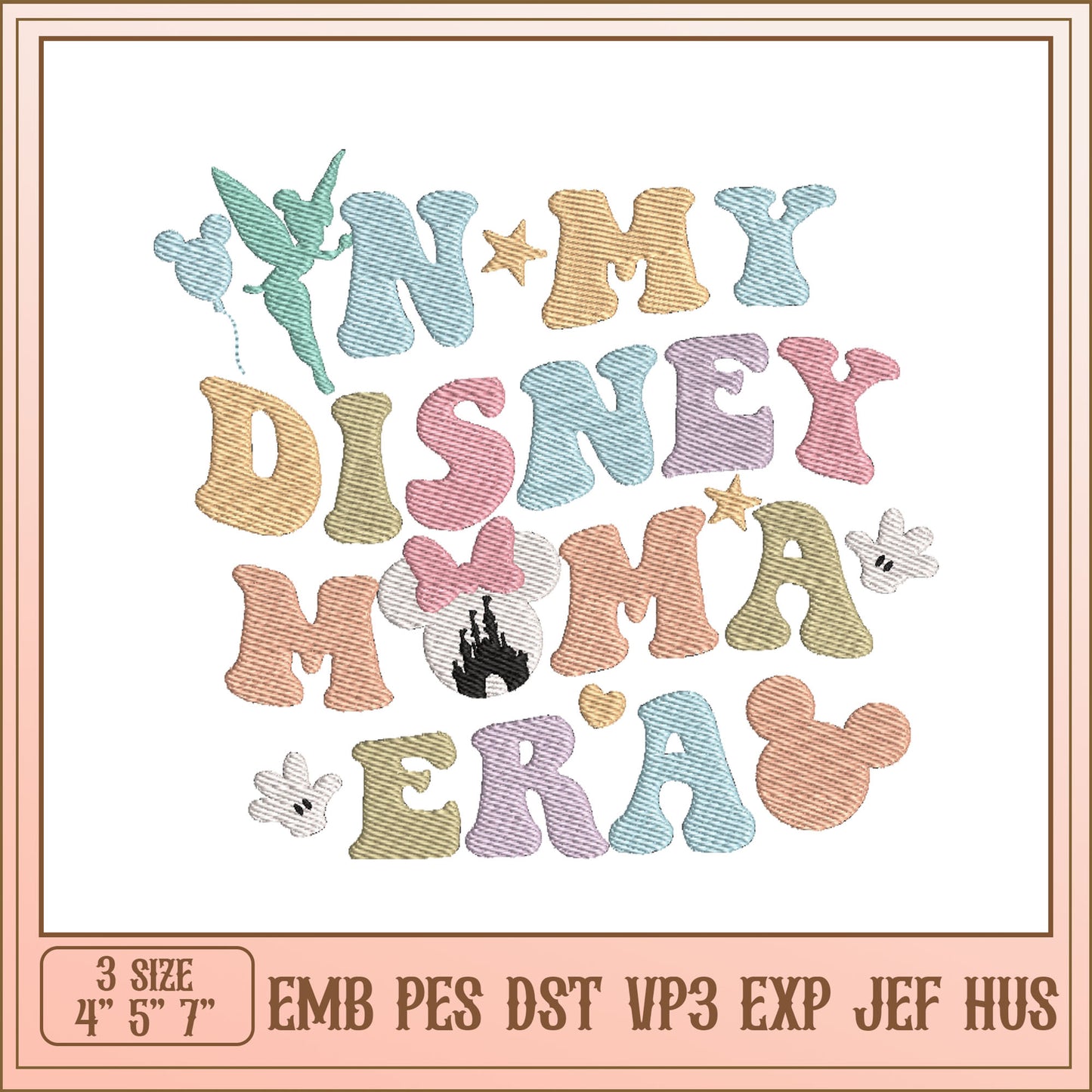 Disney Momma Embroidery Design