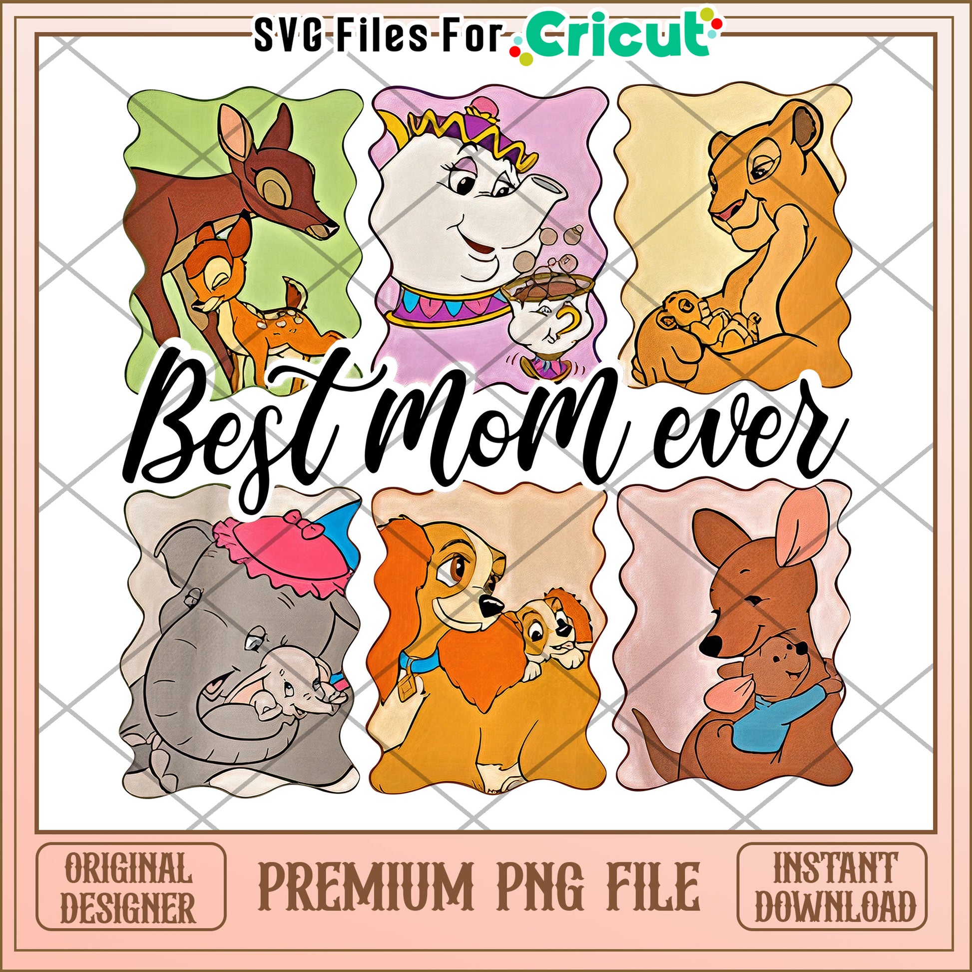 Disney Moms PNG Best Mom Ever Cricut