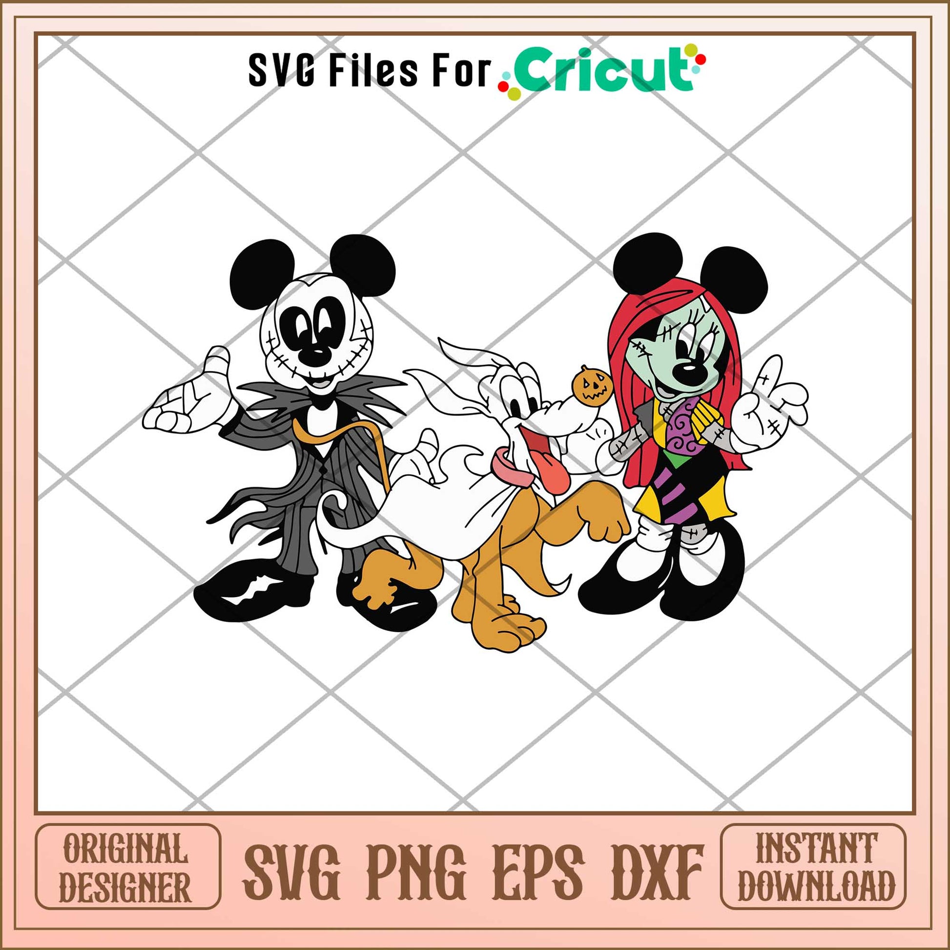 Disney Mouse Nightmare Before Christmas svg,  Nightmare Before Christmas svg,  digital download