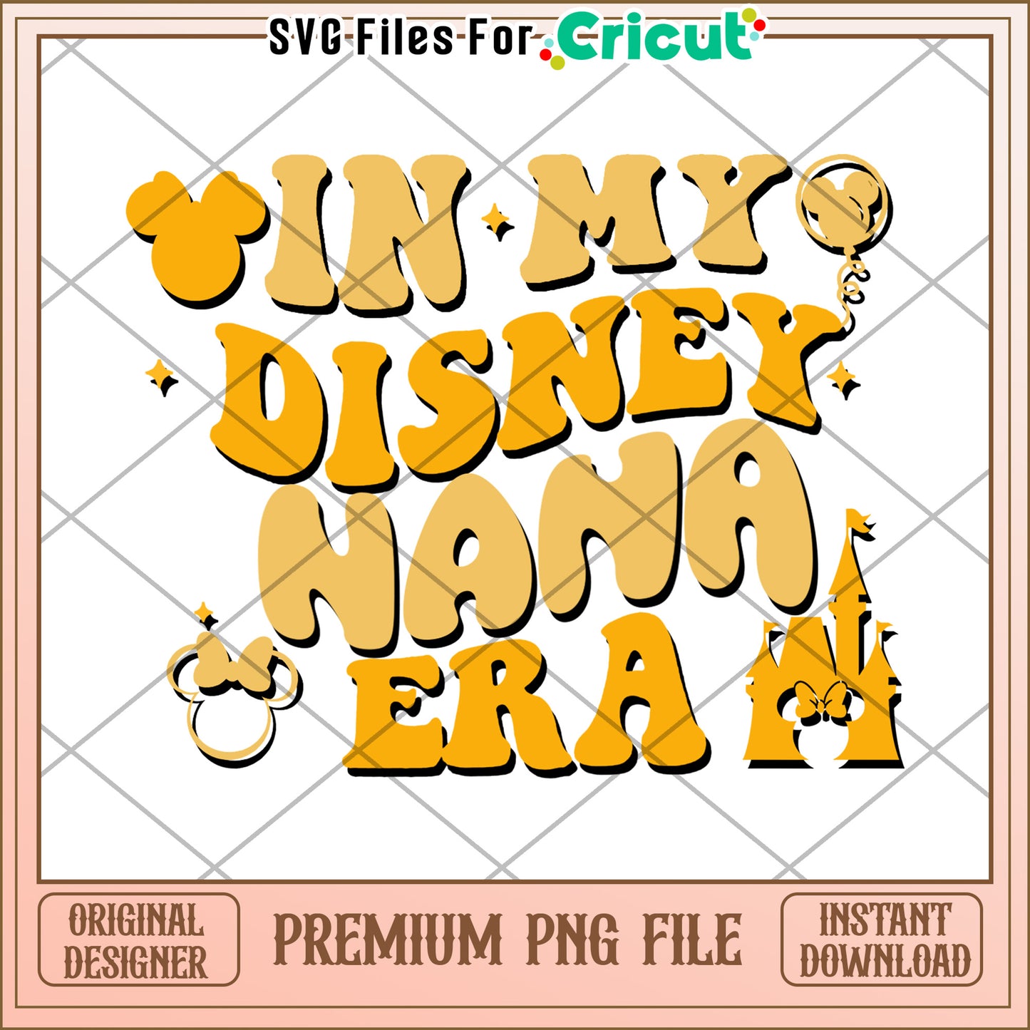 Disney Nana Era PNG Sublimation Design