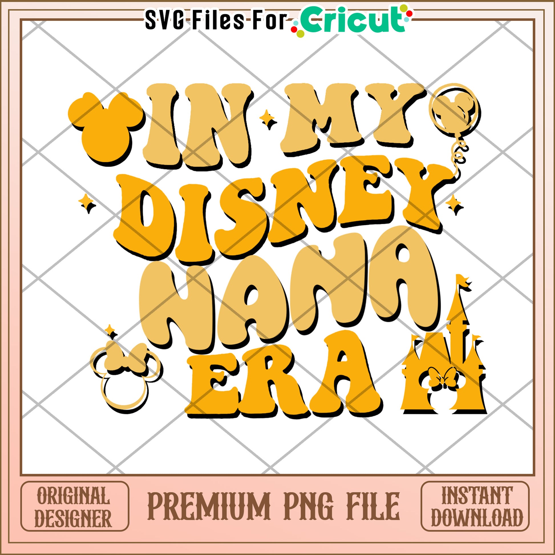 Disney Nana Era PNG Sublimation Design