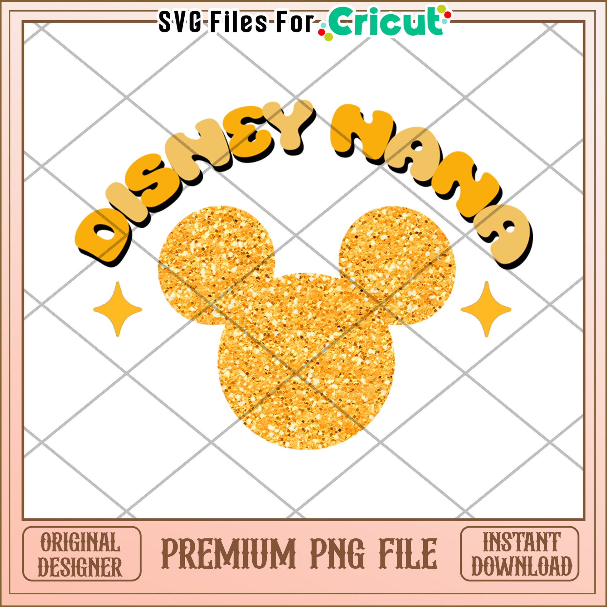 Disney Nana Mickey PNG Instant Download