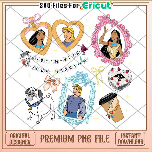 Disney PNG clipart for crafts, perfect for DIY projects and gifts