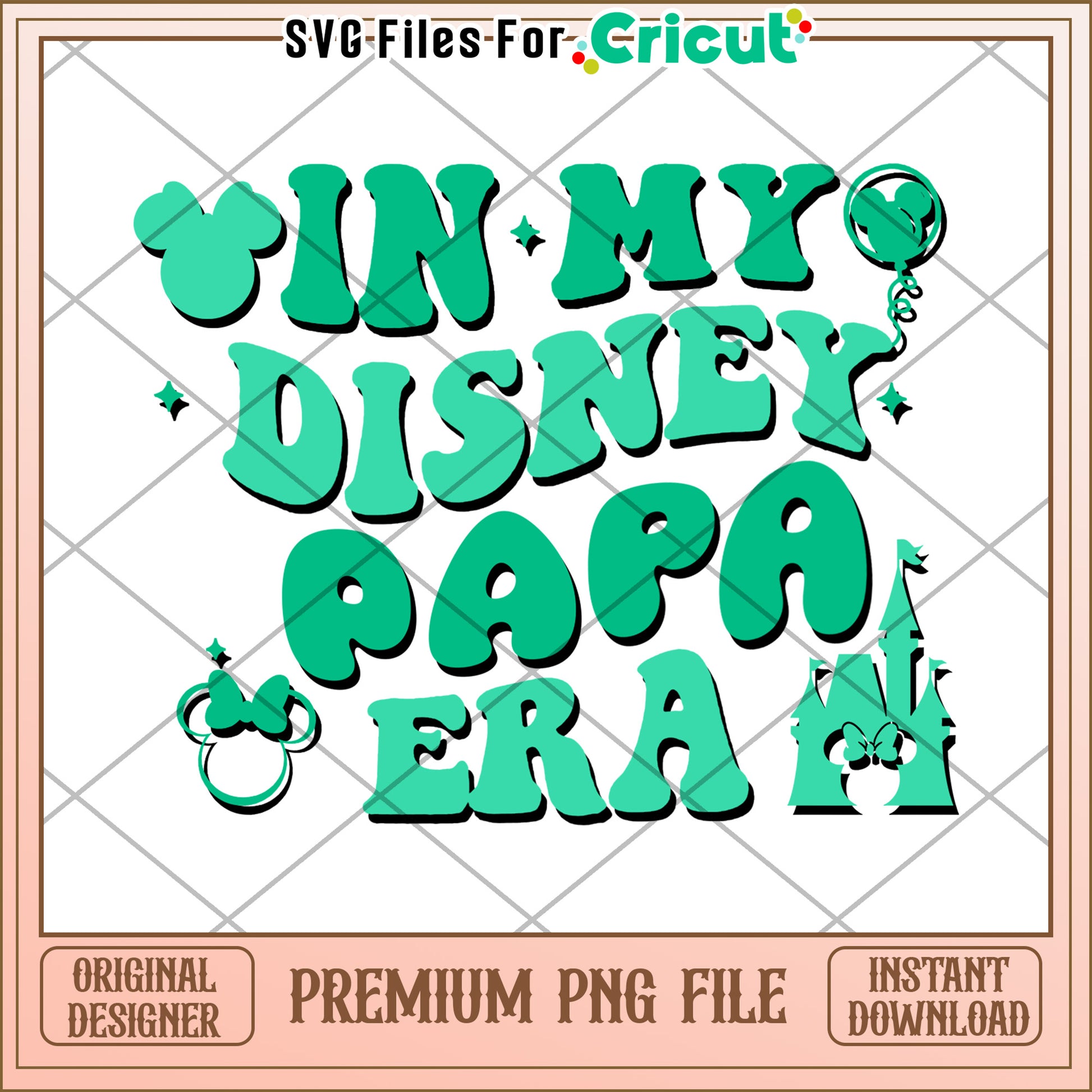 Disney Papa Era PNG Sublimation Design