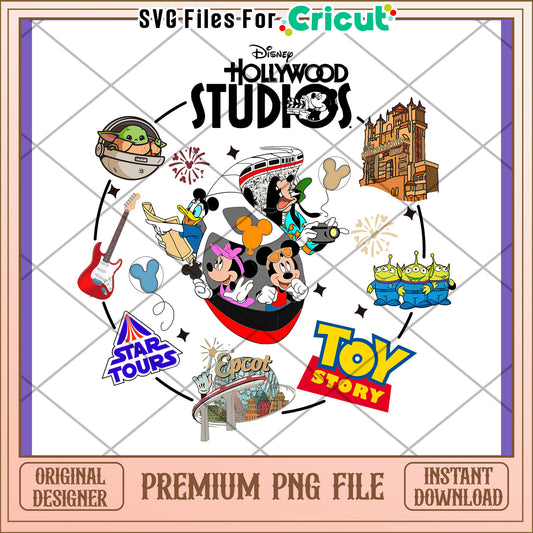 Disney Parks PNG Sublimation Design