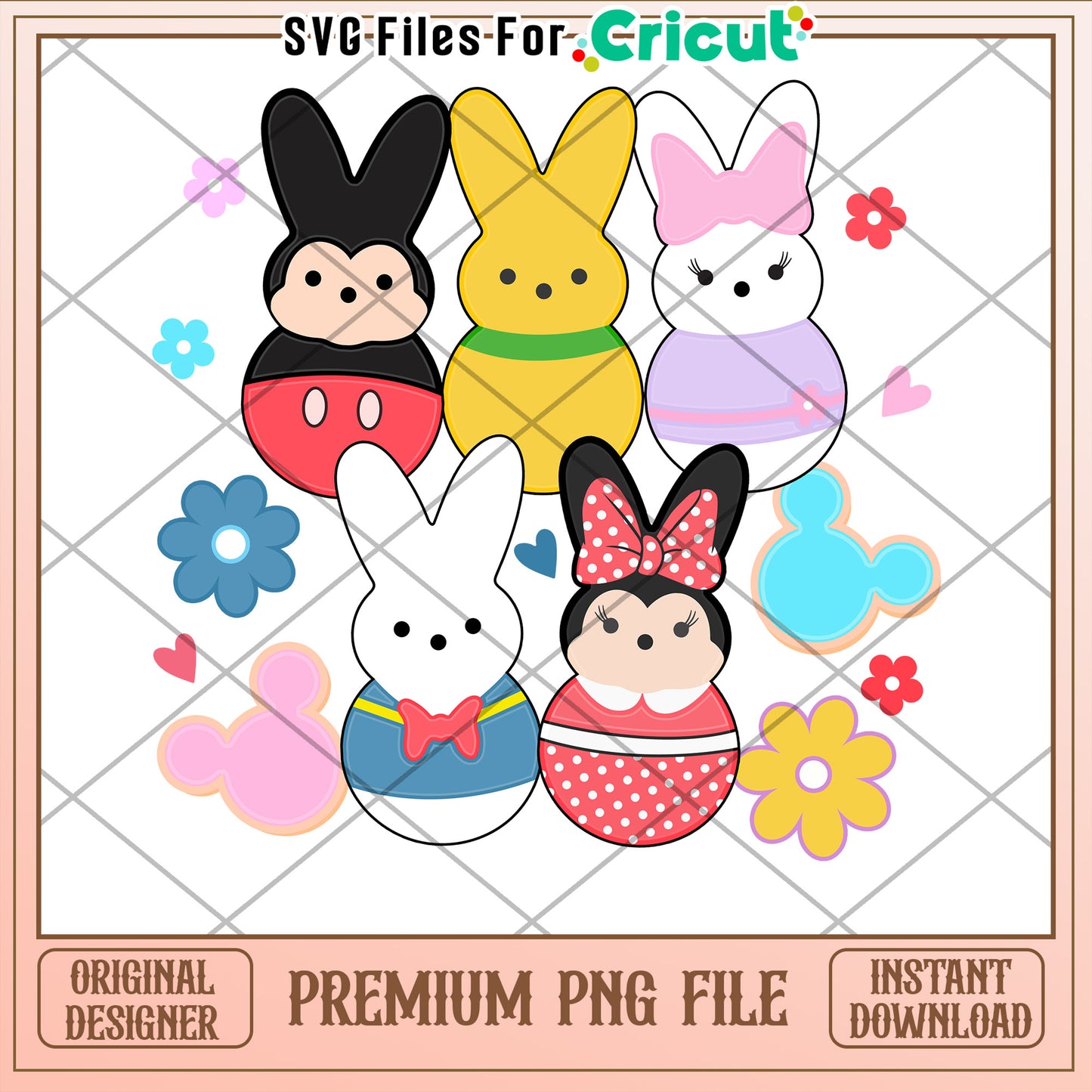 Disney Peeps PNG Cricut Files Instant Download