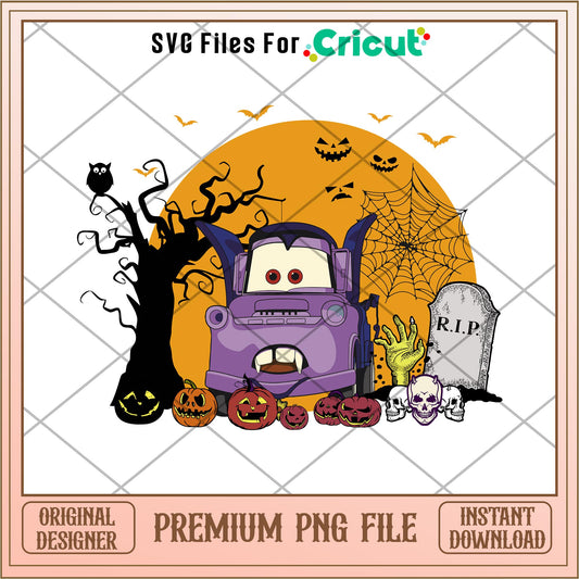 Disney Pixar Cars 2 Mater Vampire  rip png, car png, digital download