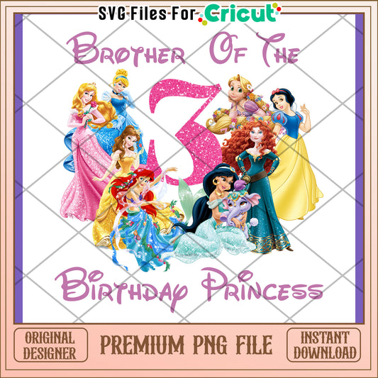 Disney Princess 3rd Birthday PNG