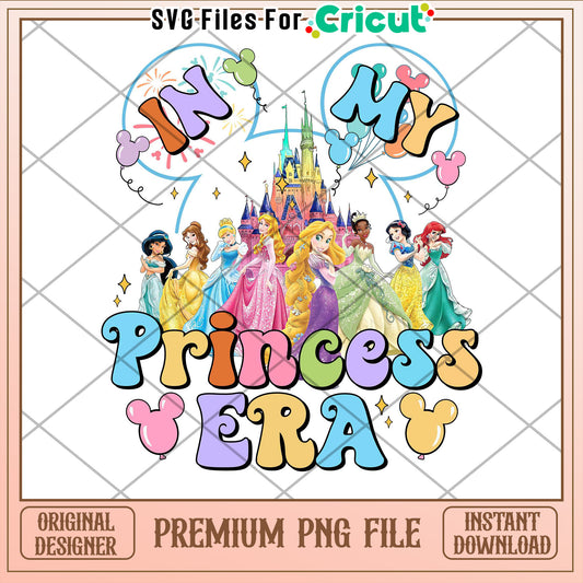 Disney Princess Era PNG Sublimation