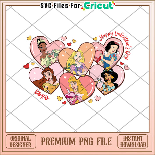 Disney Princess Valentines PNG