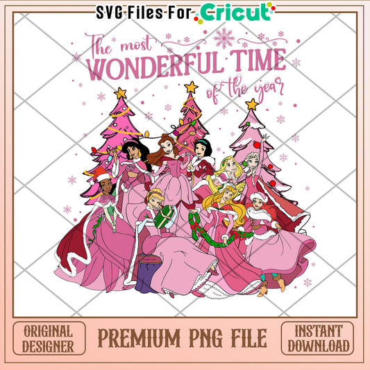 Disney Princesses Christmas PNG