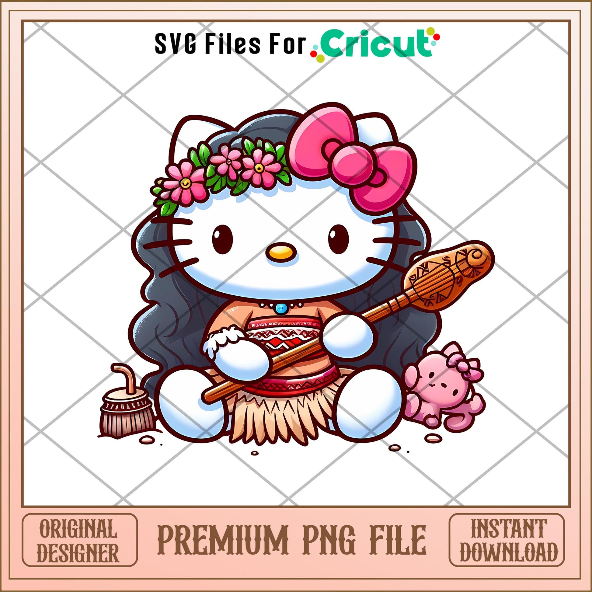 Disney Princess moana Hello Kitty png, Disney princess name png,   digital download