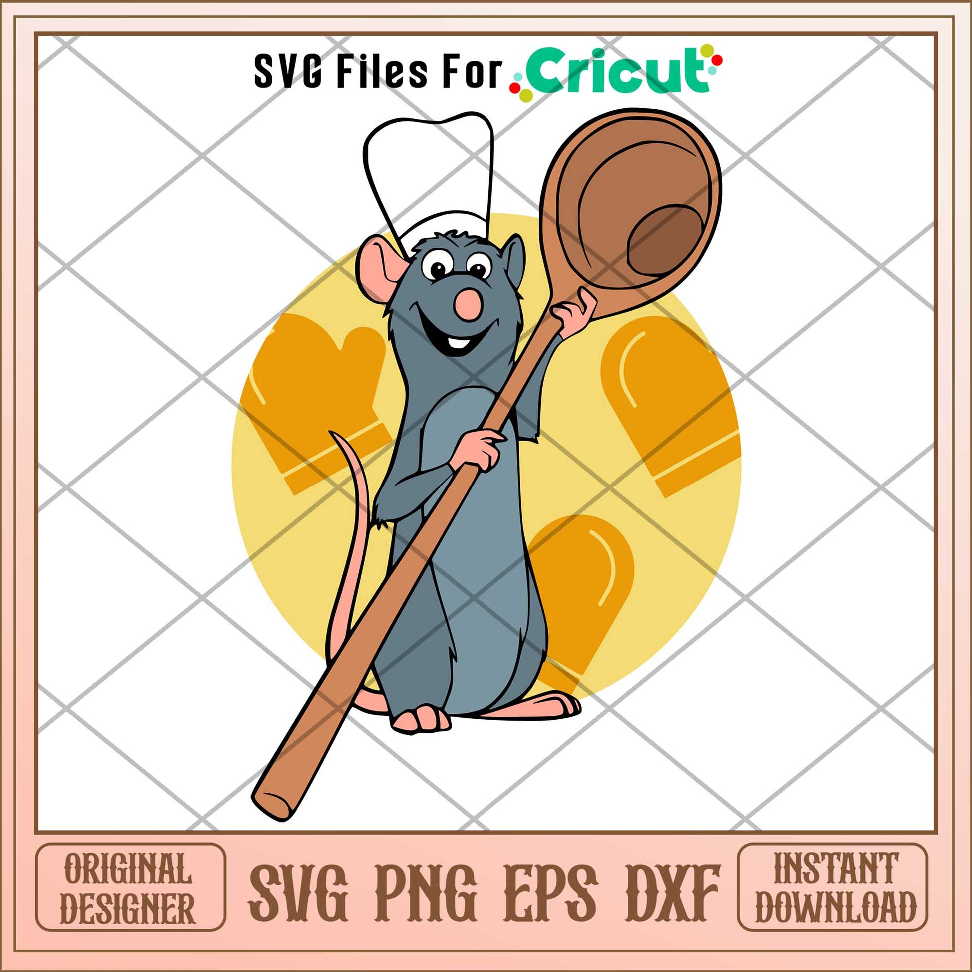 Disney Ratatouille Remy Mouse svg,  Ratatouille svg, digital dowload