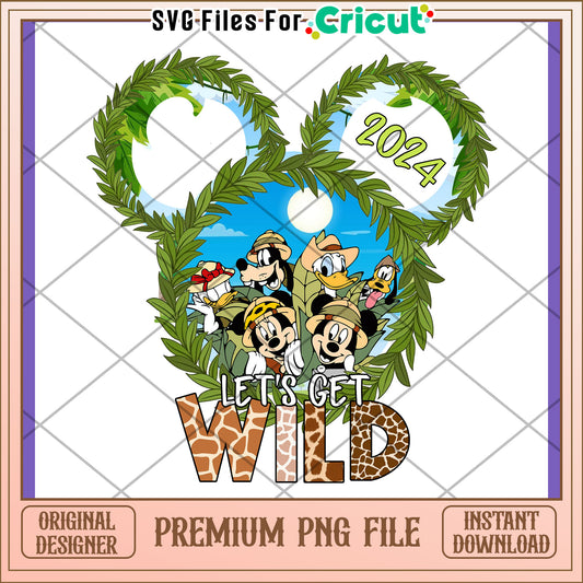 Disney Safari PNG 2024 Let's Get Wild
