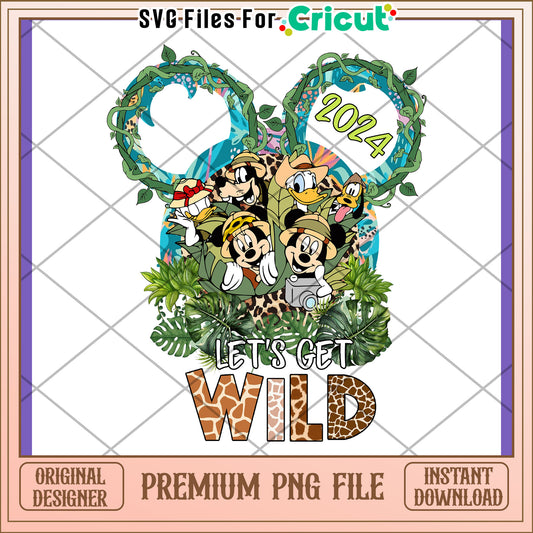 Disney Safari PNG 2024, Let's Get Wild
