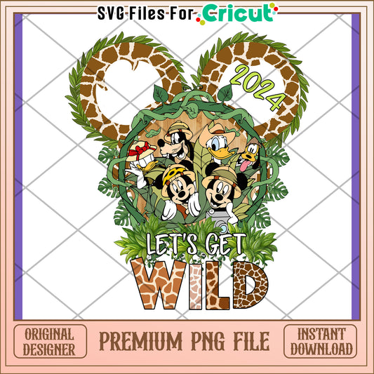 Disney Safari PNG Lets Get Wild 2024