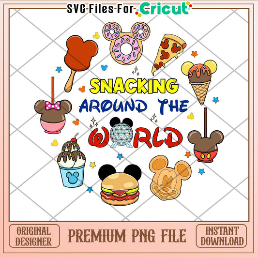 Disney Snacking World PNG