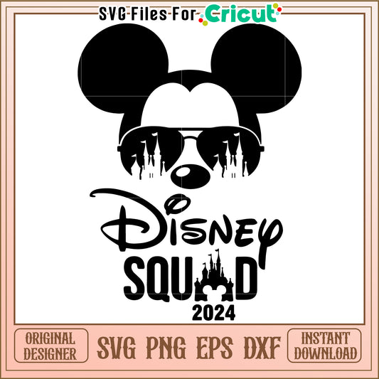 Disney Squad 2024 SVG Design Download