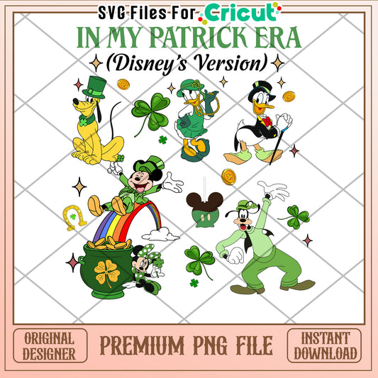Disney St Patricks Day PNG Bundle