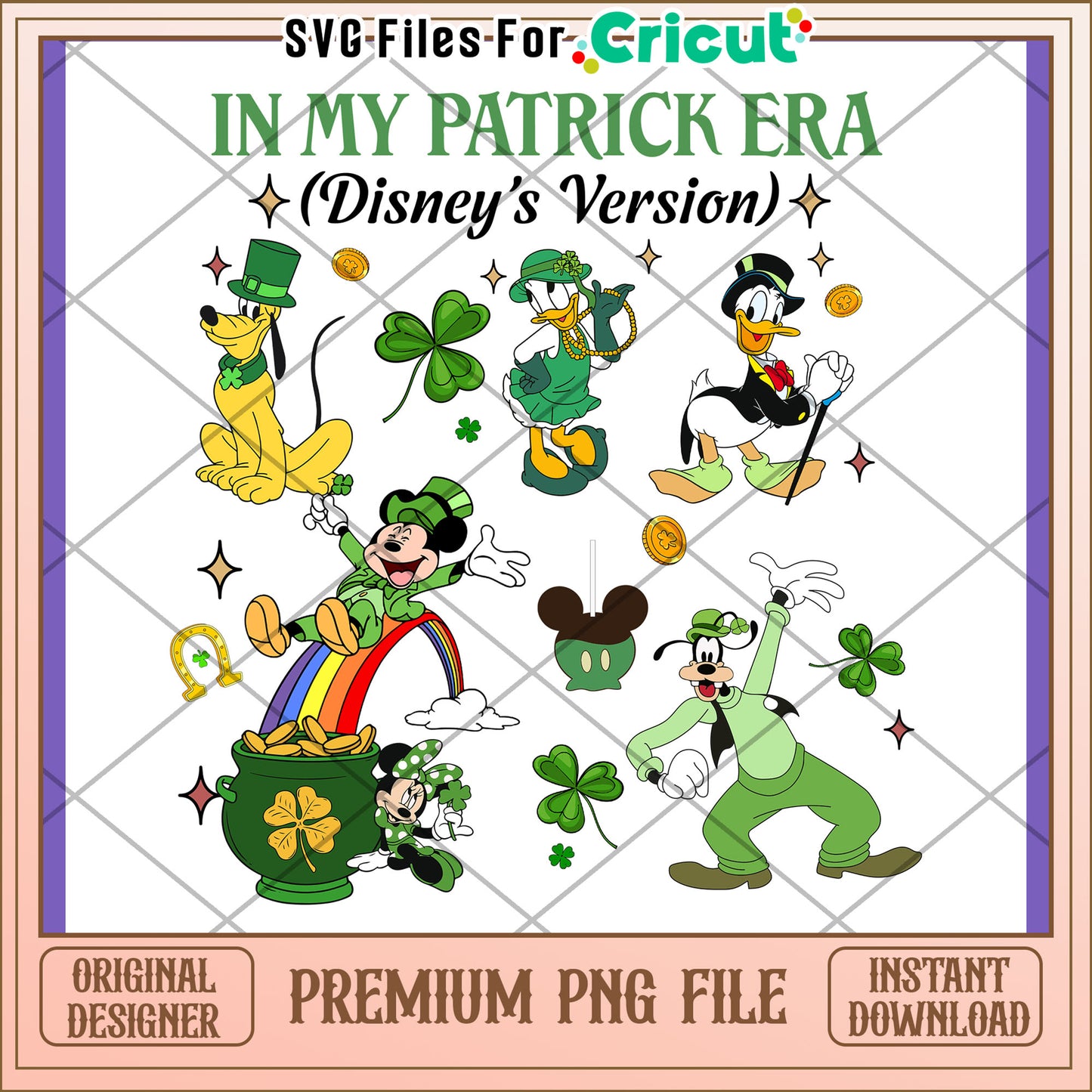 Disney St Patricks Day PNG Characters