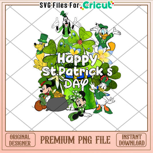 Disney St Patricks Day PNG Cricut File
