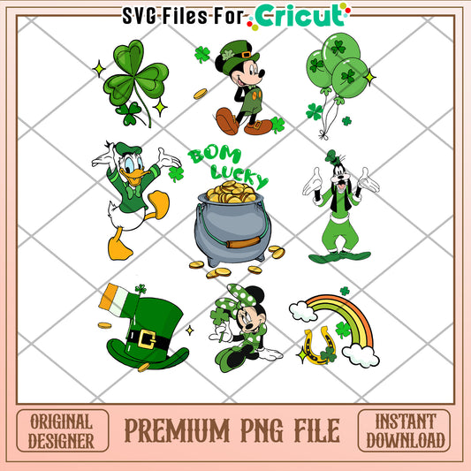 Disney St Patricks Day PNG Files