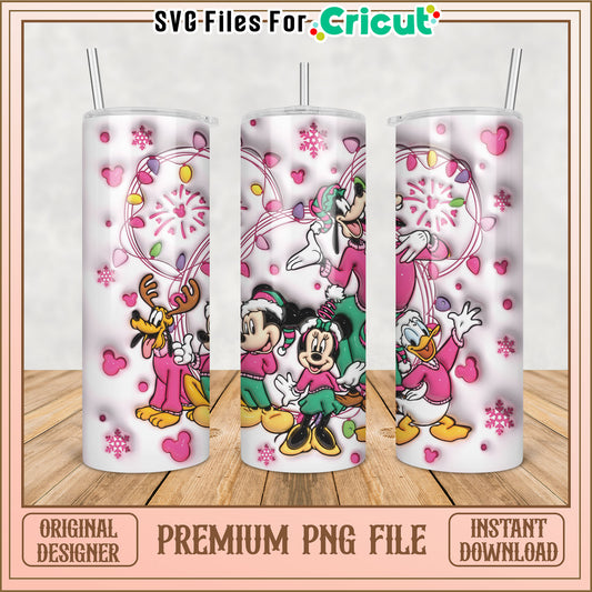 Disney Themed Tumbler PNG File for Cricut Craft Projects Online