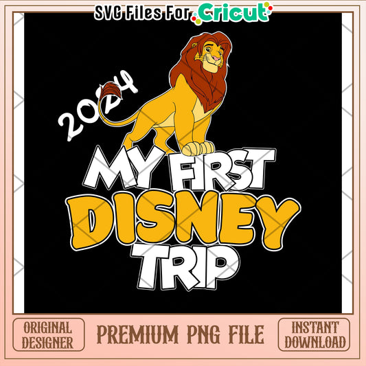 Disney Trip 2024 PNG Lion King
