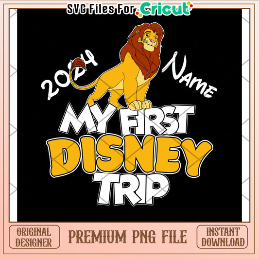 Disney Trip PNG My First Disney Trip Design