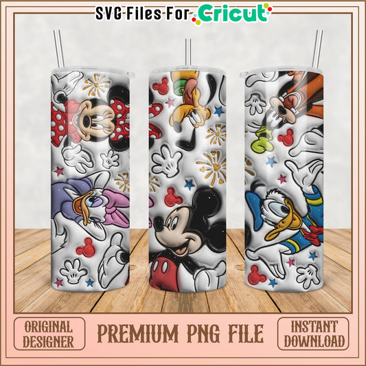 Disney Tumbler PNG Design for Cricut Instant Download Files