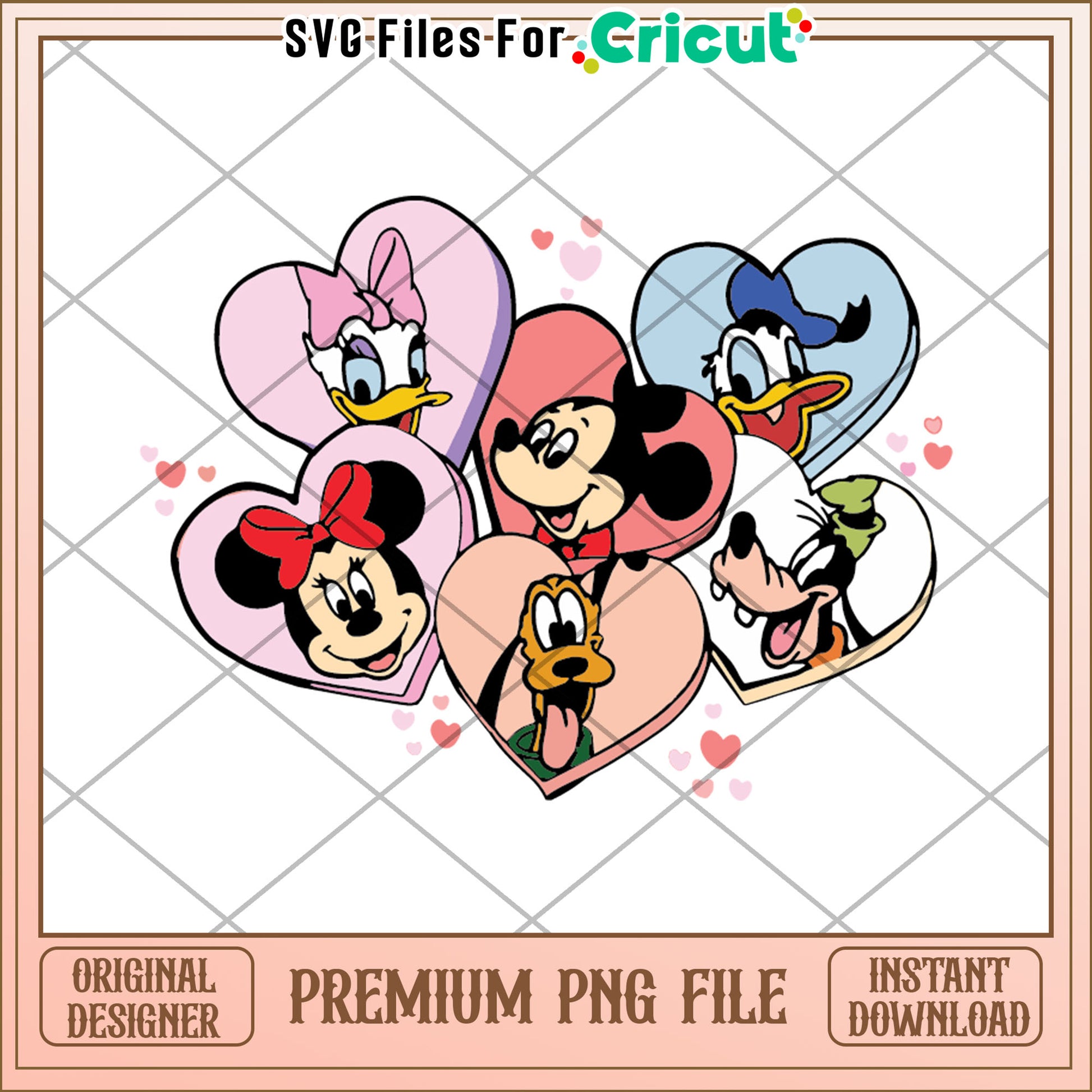 Disney Valentine PNG Cricut Design