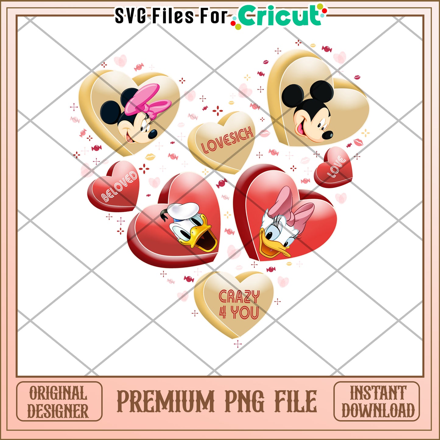 Disney Valentine PNG Mickey Minnie Love